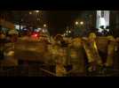 Tense standoff after dark in latest Hong Kong protest - Label : AFPTV - First images - Category : News