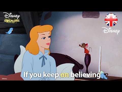 DISNEY SING-ALONGS | A Dream Is A Wish - Cinderella Lyric Video | Official Disney UK