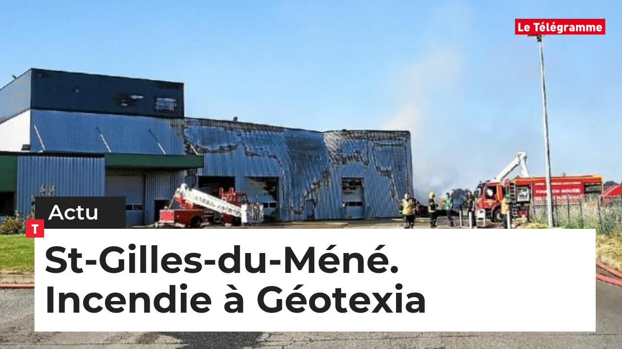 Saint-Gilles-du-Méné. Incendie dans une usine de méthanisation (Le Télégramme)