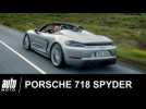 Vidéo 2019 Porsche 718 Spyder 420 ch ESSAI POV Auto-Moto.com Vidéo 2019 Porsche 718 Spyder 420 ch ESSAI POV Auto-Moto.com