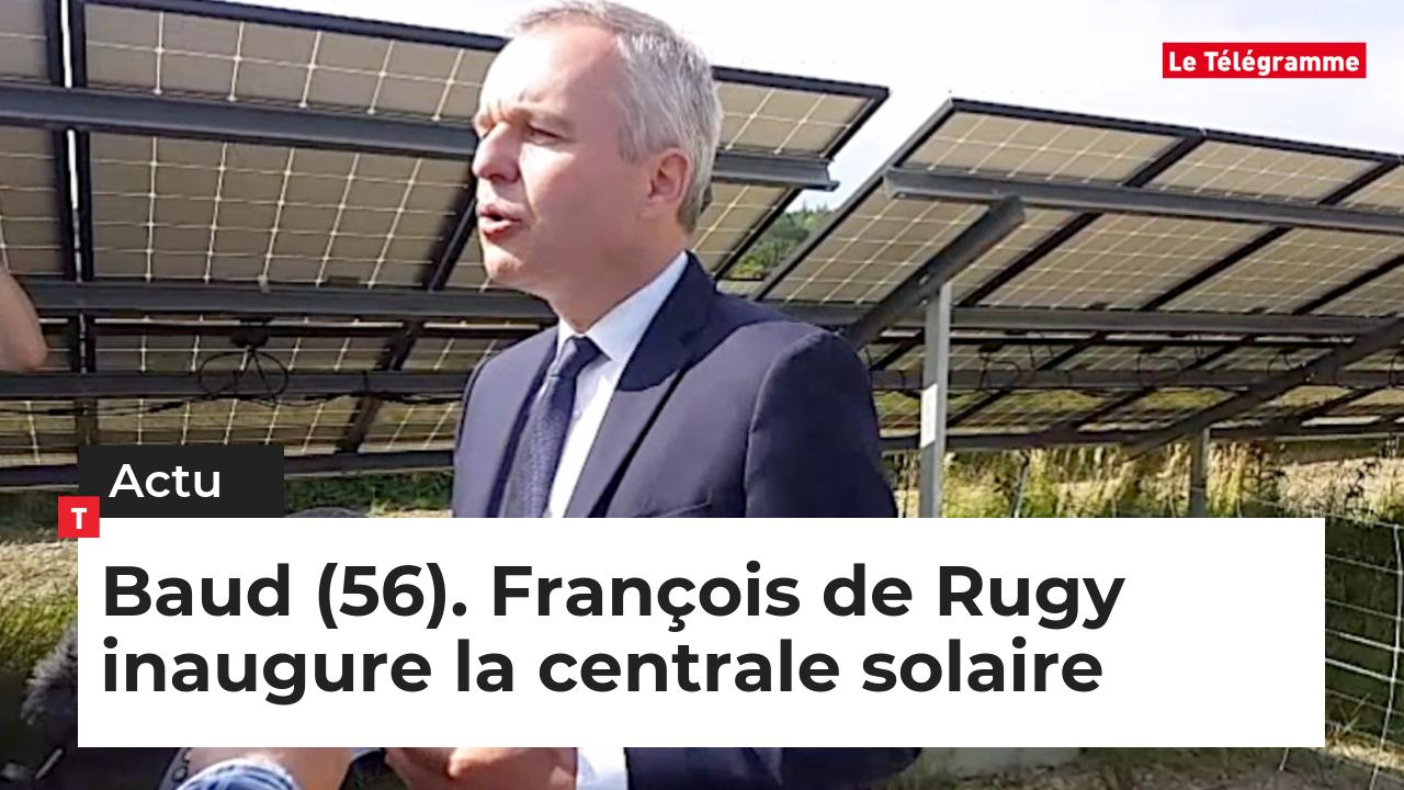 Baud (56). Quinipily : François de Rugy inaugure la centrale solaire (Le Télégramme)