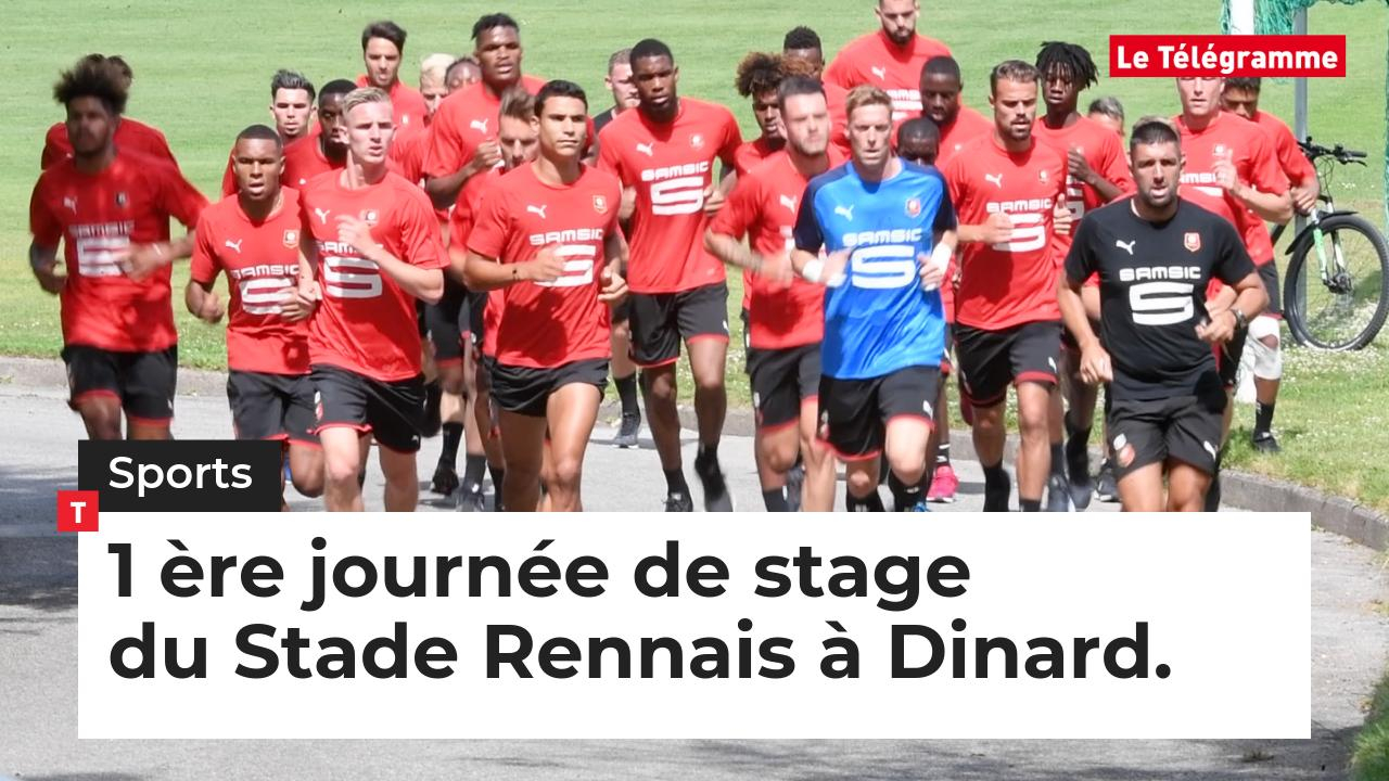 1 ère journée de stage du Stade Rennais à Dinard. (Le Télégramme)