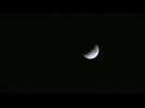 Partial lunar eclipse seen from Cyprus