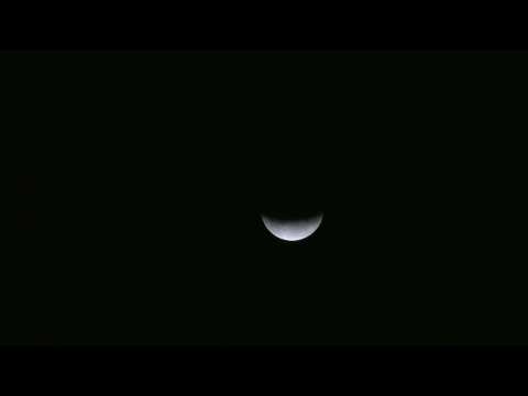 Partial lunar eclipse marks Apollo 11 launch anniversary