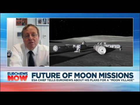 Moon-landing 50th anniversary: Europe's space chief outlines plans for 'moon village'