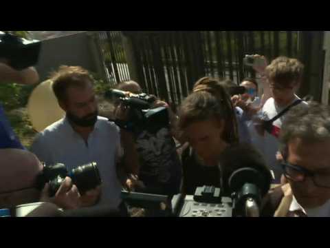 Sea Watch captain Carola Rackete arrives at Sicilian court questioning