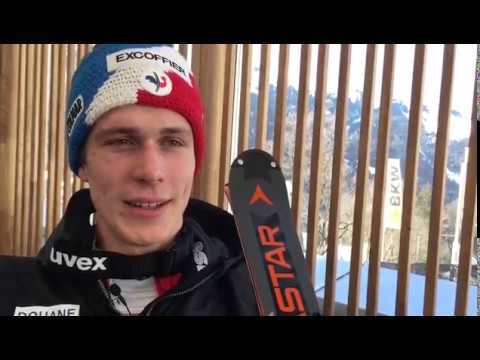 Ski alpin : Clément Noël revient sur sa victoire au slalom de Wengen