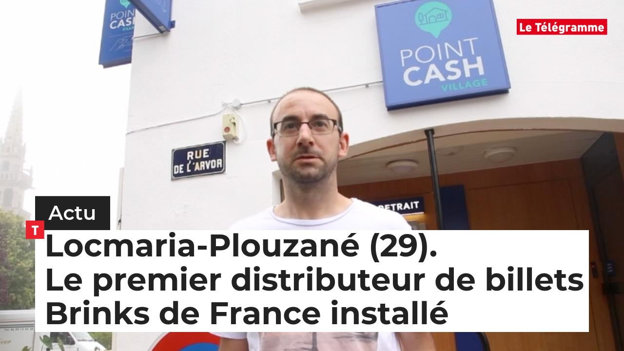 Locmaria-Plouzané (29). Le premier distributeur de billets Brinks de France installé (Le Télégramme)