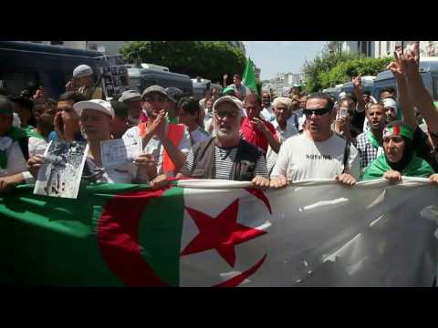 Algerians demonstrate in the capital calling for civilian rule