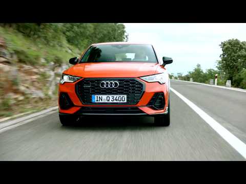 The new Audi Q3 Sportback in Orange Lava Driving Video