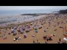 Brits flock to beaches in heatwave