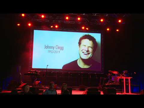 Opening of a memorial service for music legend Johnny Clegg
