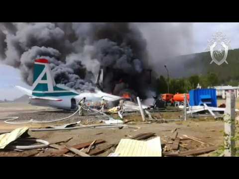 Two killed as plane hits building in Siberia