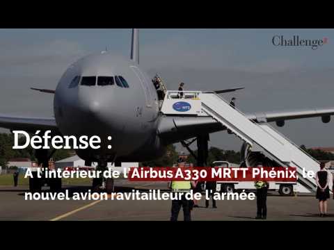 Défense : A l'intérieur de l'Airbus A330 MRTT Phénix, le nouvel avion ravitailleur de l'armée de l'air