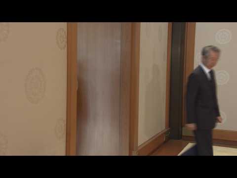 France's Macron meets Japanese Emperor Naruhito