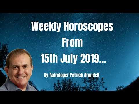 Weekly Horoscopes from 15th July 2019