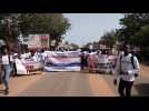 Demonstration in Banjul, Gambia against sexual violence