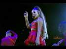 Ariana Grande admits she's 'still processing a lot' after crying on stage