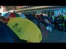 HK protesters and police in Kowloon - Label : AFPTV - First images - Category : News