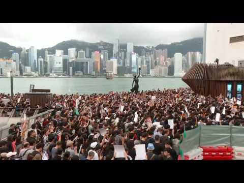 Hong Kong protesters gather for new rally