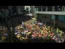 HK protest march underway - Label : AFPTV - First images - Category : News