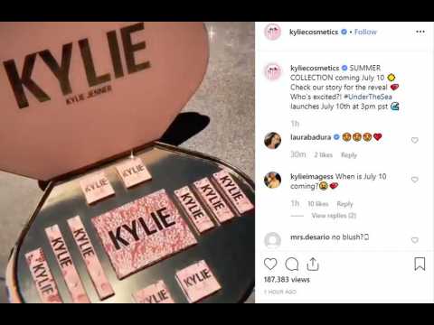 Kylie Jenner unveils summer collection