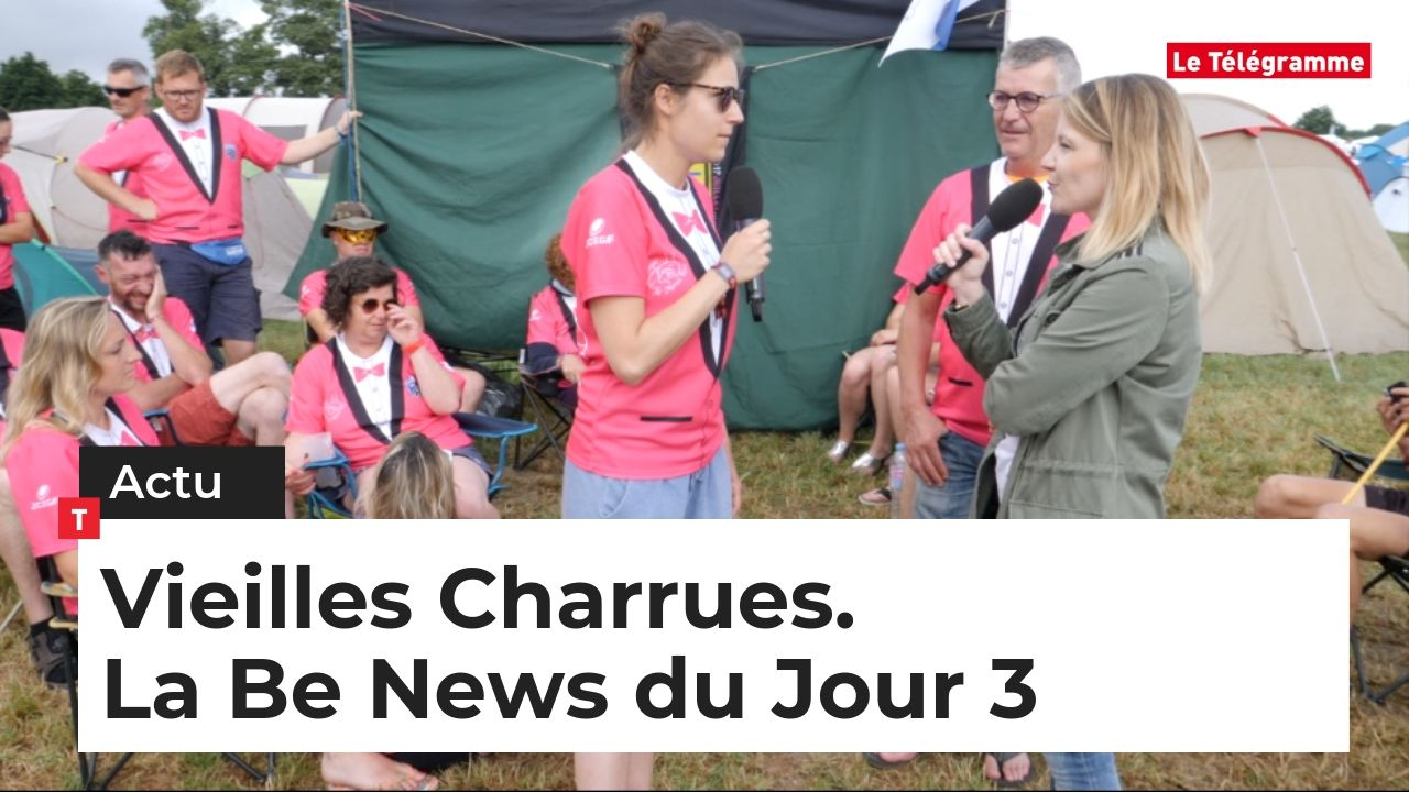 Vieilles Charrues. La Be News du Jour 3 (Le Télégramme)