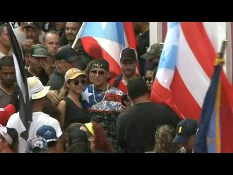 Reggaeton star Daddy Yankee joins Puerto Rican protesters