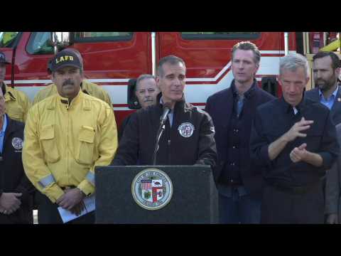 California: 15% of Getty Fire contained ahead of dangerous wind event (LA mayor)
