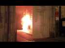Incendie de poubelle au centre-ville de Besançon