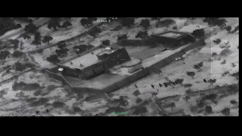 Les premières images du raid contre Abou Bakr al-Baghdadi (Euronews FR)