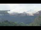 Firefighters battle to extinguish Shuri castle fire