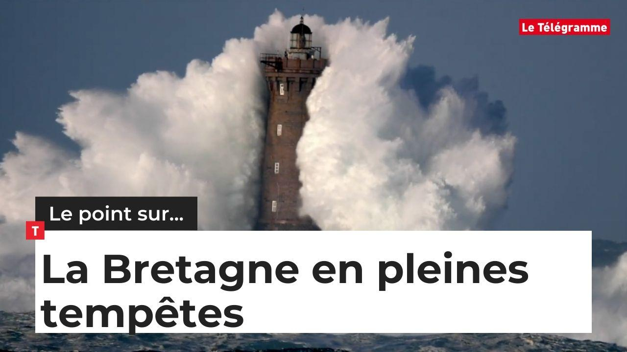 La Bretagne en pleines tempêtes (Le Télégramme)