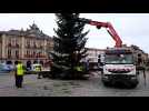 Pont-à-Mousson : la place Duroc a son sapin