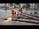 Mulhouse : Maintenance sur les voies du tram