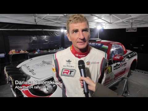 Andrea Nucita and Dariusz Polonski - Abarth 124 rally - Interview