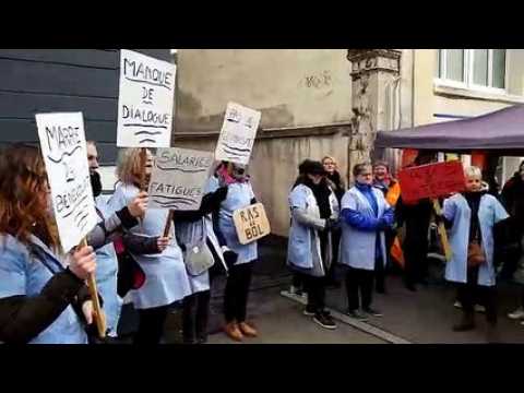 Les salariés de l’Adavie Remiremont manifestent leur mal-être