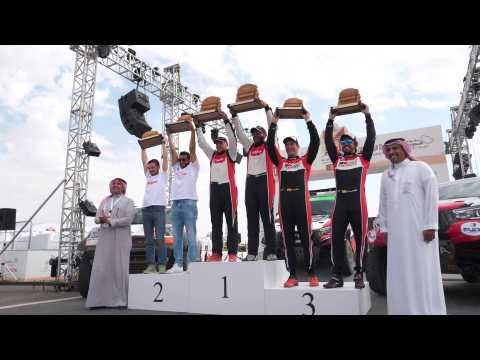 2019 Al Ula-Neom Cross-Country Rally in Saudi Arabia - Podium