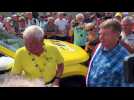 Raymond Poulidor à Aibre (25) lors du Tour de France 2019