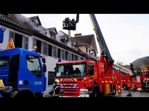 DNA - Incendie de cette nuit à Sainte-Croix-aux-Mines (aux alentours de 22h50, le 12 novembre 2019)