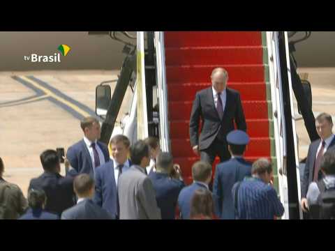 Russian president arrives in Brazil for 11th BRICS summit