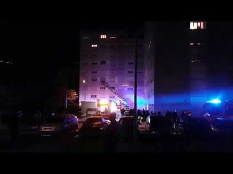Incendie rue de Bruxelles à Besançon (25)