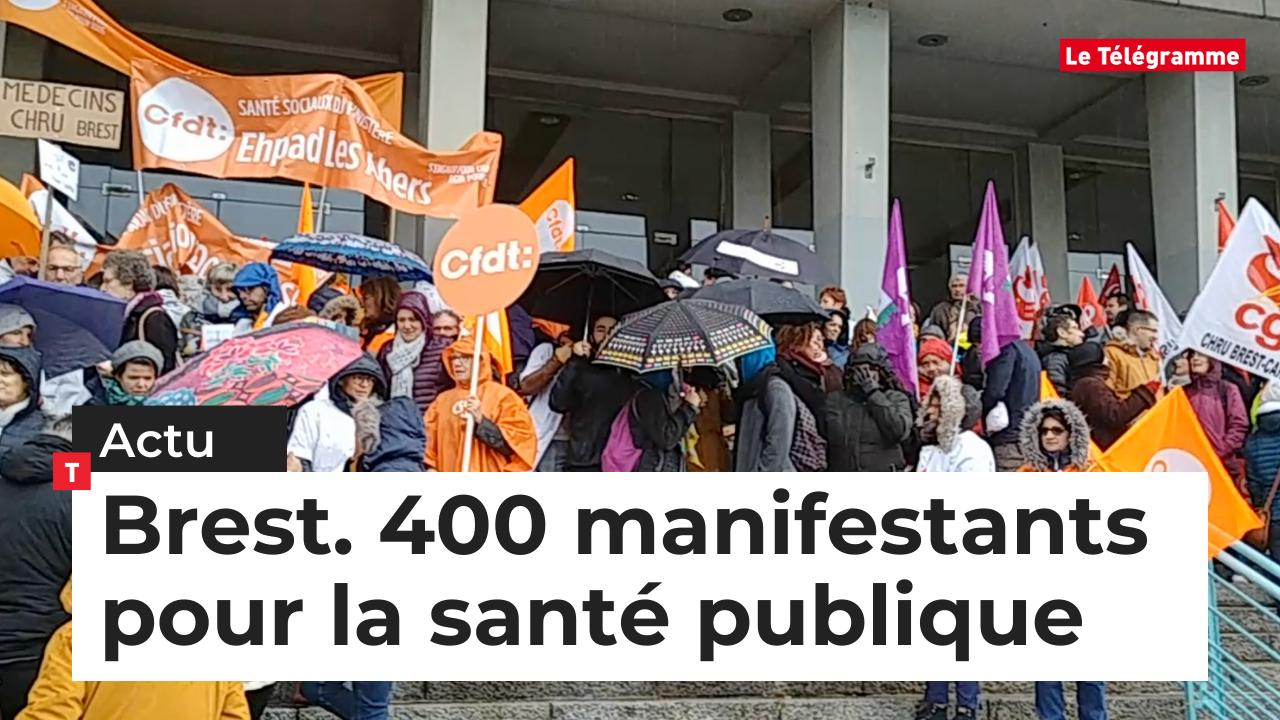 Brest. 400 manifestants pour la santé publique (Le Télégramme)