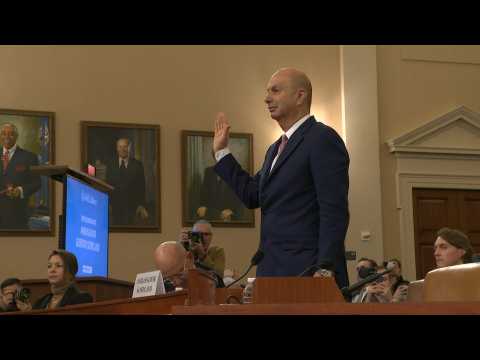 US: Gordon Sondland sworn in before public hearing in impeachment probe