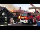 Incendie d'une maison à Belval