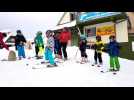 Première neige, premier ski au Markstein