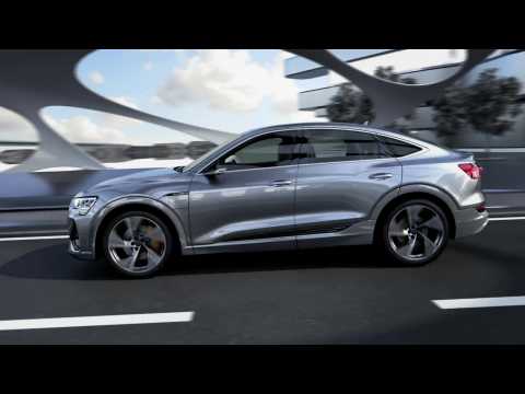 Audi e-tron Sportback battery and safety Animation