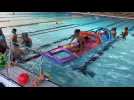 Sarreguemines (57) : une initiation à la natation avec Camille Dauba pour les enfants de La MECS