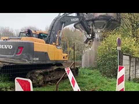 Longuyon (54) : l'ancien château d'eau démoli
