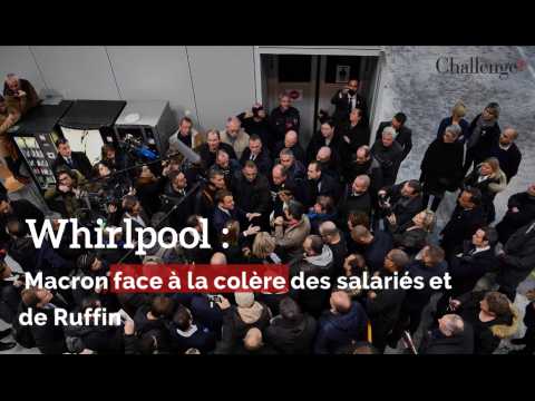 Whirlpool: Macron face à la colère des salariés et de Ruffin 